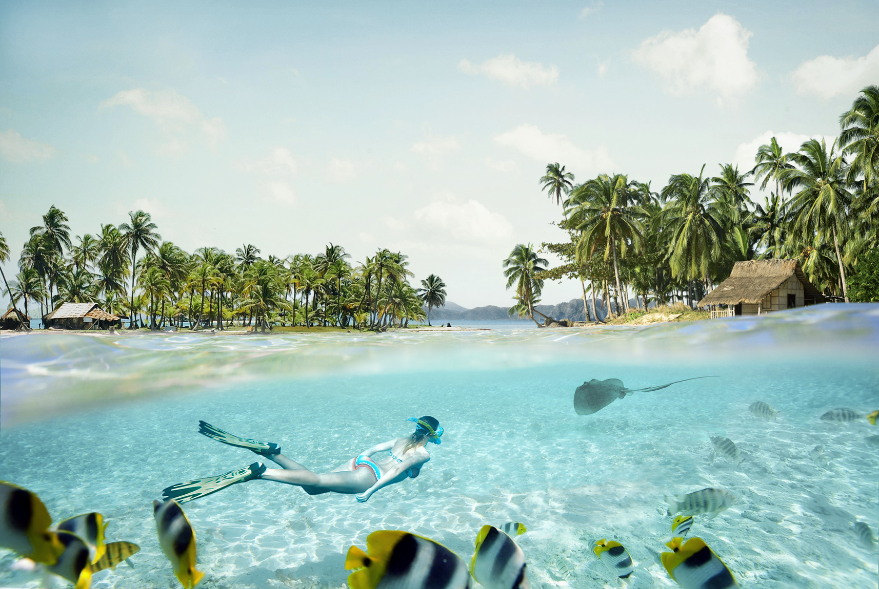 Caymans Snorkeling by Marcel Jansen Photographer